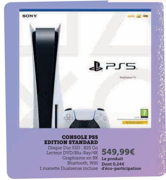 console PS5 edition standard