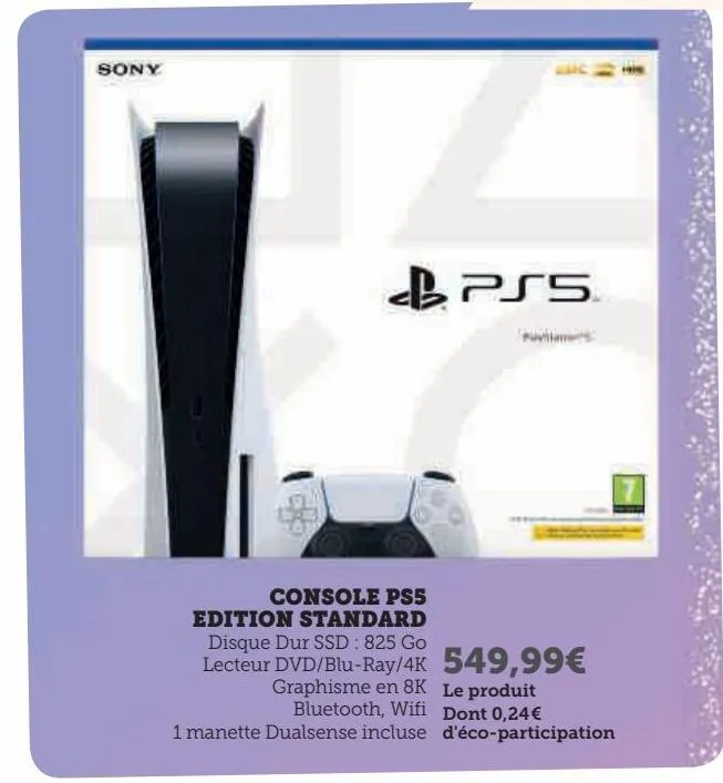 console ps5 edition standard