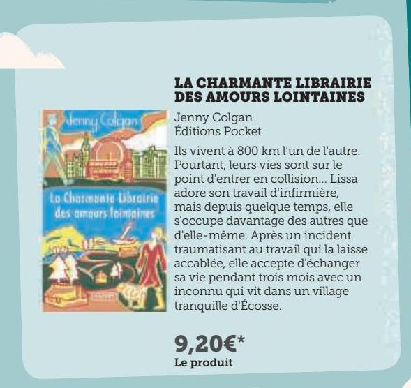 La charmante librairie des amours lointaines