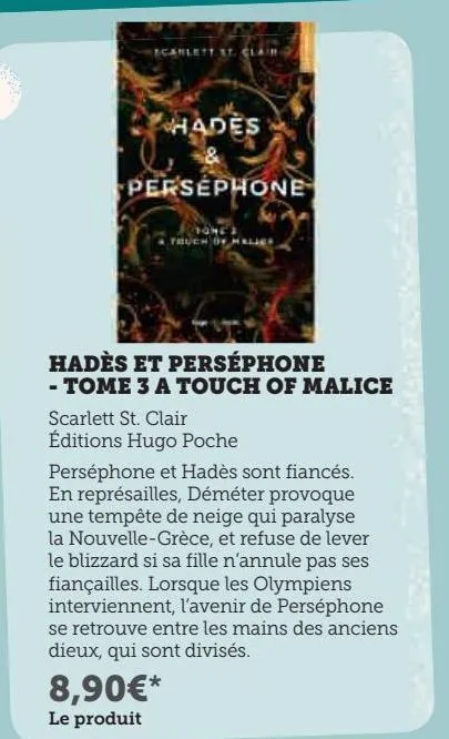 hadès et perséphone - tome 3 a touch of mailce