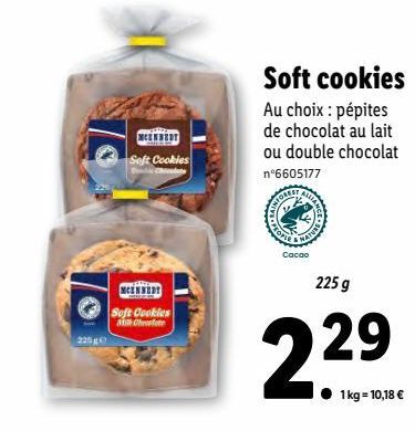 Soft cookies