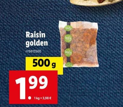 raisins golden