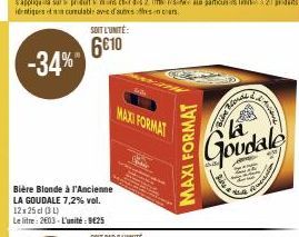 bière blonde La Goudale