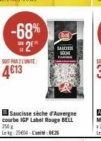 saucisse sèche 