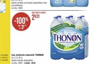 eau Thonon
