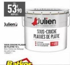 53⁹0  SEXY LEL  Julien  SOUS-COUCHE PLAQUE DE PLATRE 10  Julien  SOUS-COUCHE  PLAQUES DE PLAIRE 