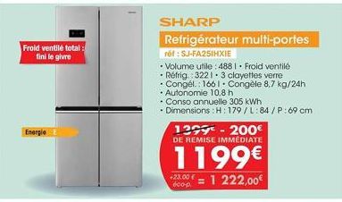 réfrigérateur Sharp