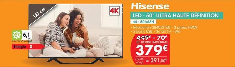 Smart tv Hisense