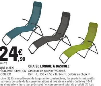 chaise longue 