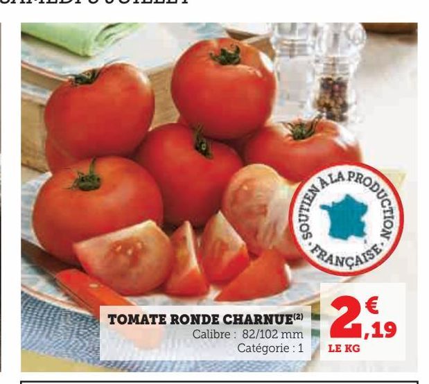 TOMATE RONDE CHARNUE