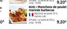 85226+ Manchons de poulet marinés barbecue  Manchura da pot 78% 