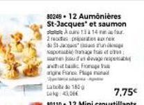 80249 12 Aumônières St-Jacques et saumon  Aur 13 14 four pripaux  2  di S1 Ja  Napra  naudas devas  att  Frog  angine France Pliga minad  p  Labo do 1850 Lokg: 406 