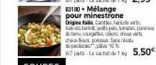 83180+ Mélange  pour minestrone  Origine alia Can  has  borka pes torras, pon fans calngerckiegodstvws, dan kas Sand  du peps10%  87 pats-Las 5,50€ 