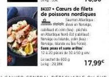 les tek: 22,  w nord  conde p  600  top:30€  84337 cours de filets de poissons nordiques  sautan arque devi an no  nervige ouliundo, cons manues fi surs peau et sama 12:20  50 450 