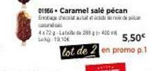 01566 Caramel salé pécan State atat de andas  no  4872g-Lato 28400 Lk 1915 