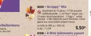 02225. scrippy mix  aro 15 pics 2  s  25ade otsure-2 fas choca-2 mibat  guoliucine holde ongo france  late de 430100m l:1122  -2 po  tari 