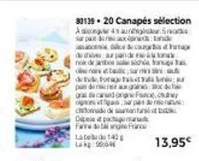 canapés 