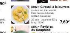 23-500g lag: 15,20€  33743. ravioles du dauphiné  7,60€ 