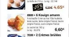 85689.6 kouign amann anichake 5 auf  sign france, bu fans franc  180  6,60€ 