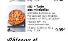 4/6 pats-Lad 400 Leg: 20316  85621 - Tarte  aux mirabelles And810autor Passa per ba  Loan 16 50% de  14%  9,95€ 