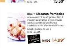 erige f  89907+ macaron framboise adlo? unhibizc  nicana aras  varb  parts-lab de 500 14 x 22.96€ 1.5  +6.50€ 14,99€ 