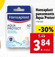 Hansaplast pansements Hansaplast Aqua Protect  AQUA PROTECT  40  -30%  5.49  3.84 