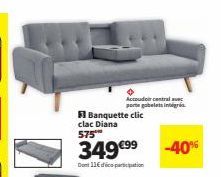 banquette clic clac 