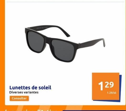 lunettes de soleil 