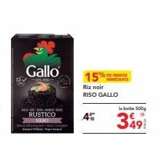 riz noir gallo