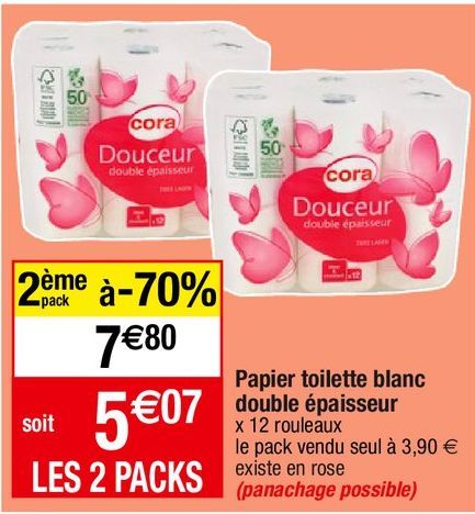 papier toilette Cora