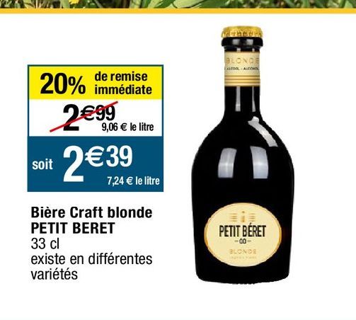 bière blonde