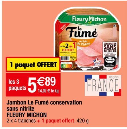 jambon Fleury Michon