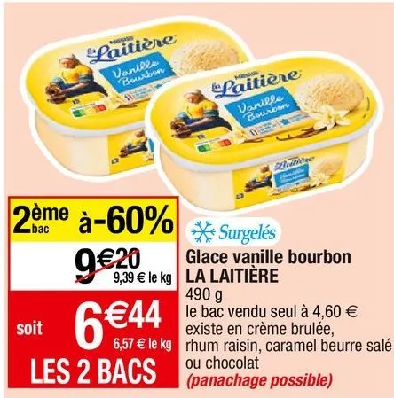 glace à la vanille nestlé