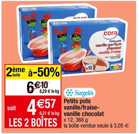 glace à la vanille Cora