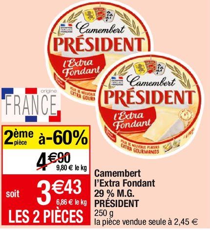 camembert Président