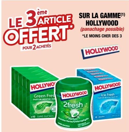 chewing-gums Hollywood
