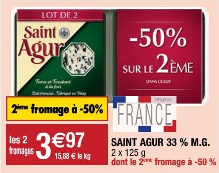 fromage Saint Agur