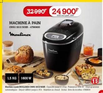 machine à pain Moulinex