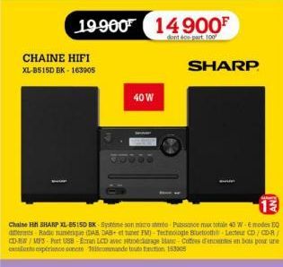 chaîne HiFi Sharp