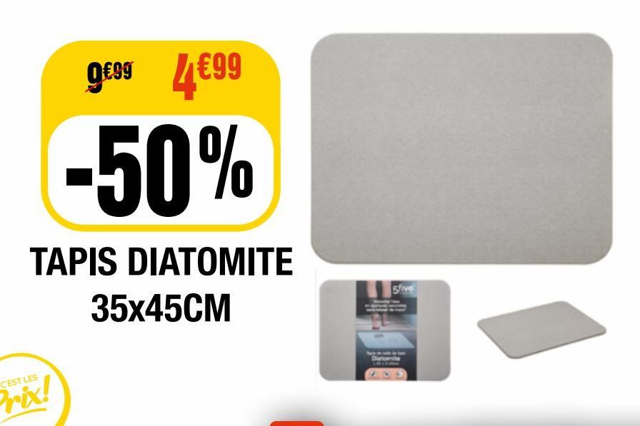 tapis diatomite 35x45cm