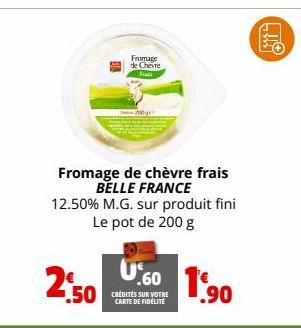 fromage de chèvre Belle France