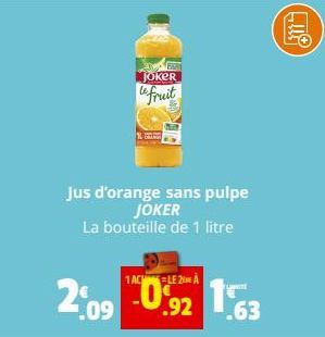 jus d'orange Joker