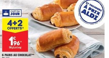 CUIT DU  JOUR  4+2  OFFERTS  196  ET TOUJOURS  À PRIX ALDI 