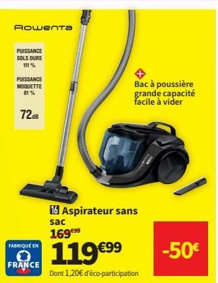 aspirateur sans sac