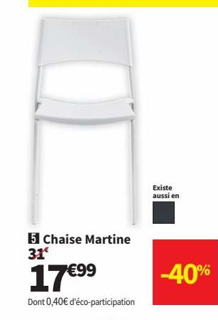 chaise Martine