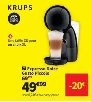 expresso dolce gusto piccolo