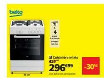 cuisinière Beko