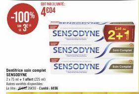 dentifrice Sensodyne