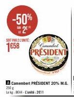 camembert Président