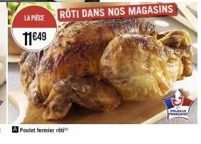 poulet fermier roti  volaille francais 